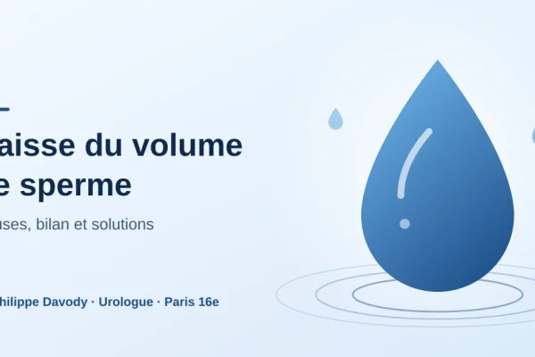 Baisse du volume de sperme : quelles causes, quelles solutions ?